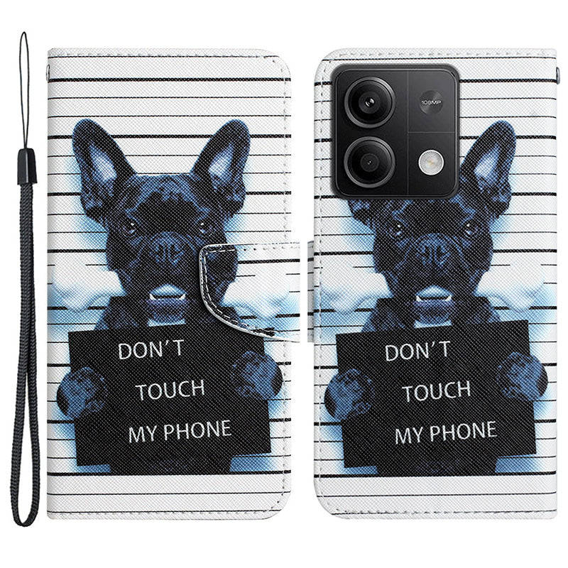For Xiaomi Redmi Note 13 5G Case PU Leather Magnetic Clasp Pattern Printing Phone Cover For Xiaomi Redmi Note 13 5G Case PU Leather Magnetic Clasp Pattern Printing Phone Cover